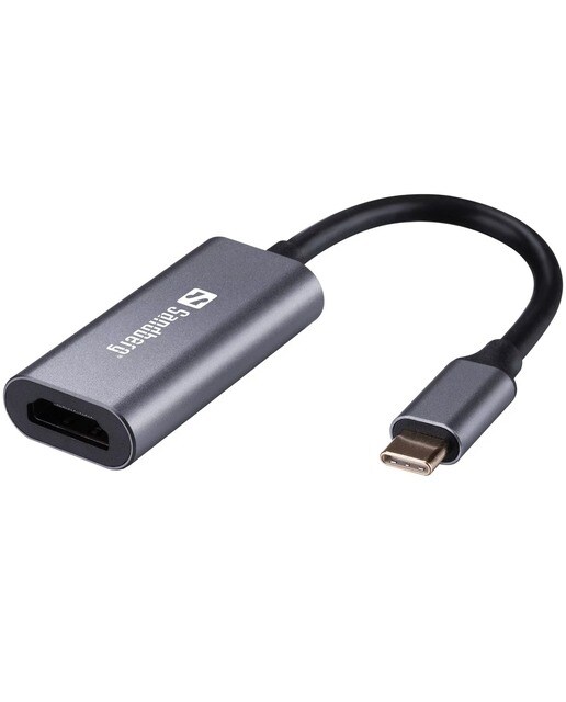 Adaptador Sandberg USB-C para HDMI - Alumínio 1