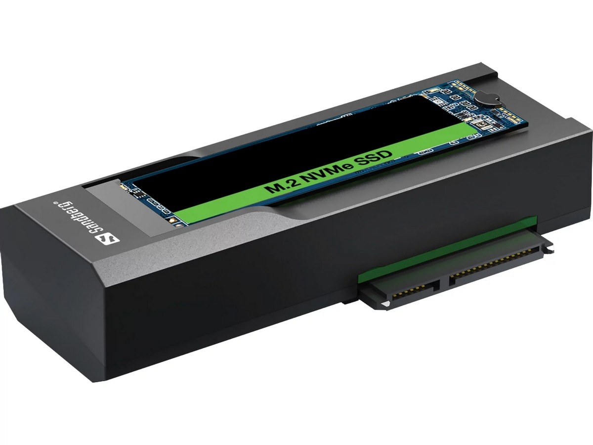 Clonador e Base de Ligação Sandberg USB 3.2 para M2 + NVMe + SATA 2