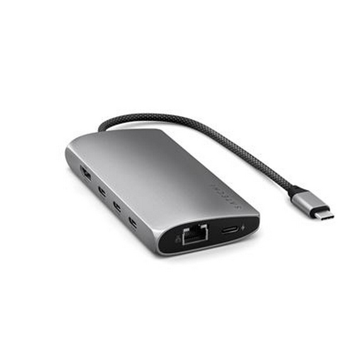 Adaptador Satechi USB-C Multiportas 8K com Ethernet V3 - Cinzento Sideral 2