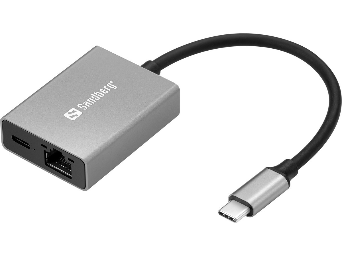 Adaptador Sandberg 136-60 USB-C Gigabit Adapter PD100W 1