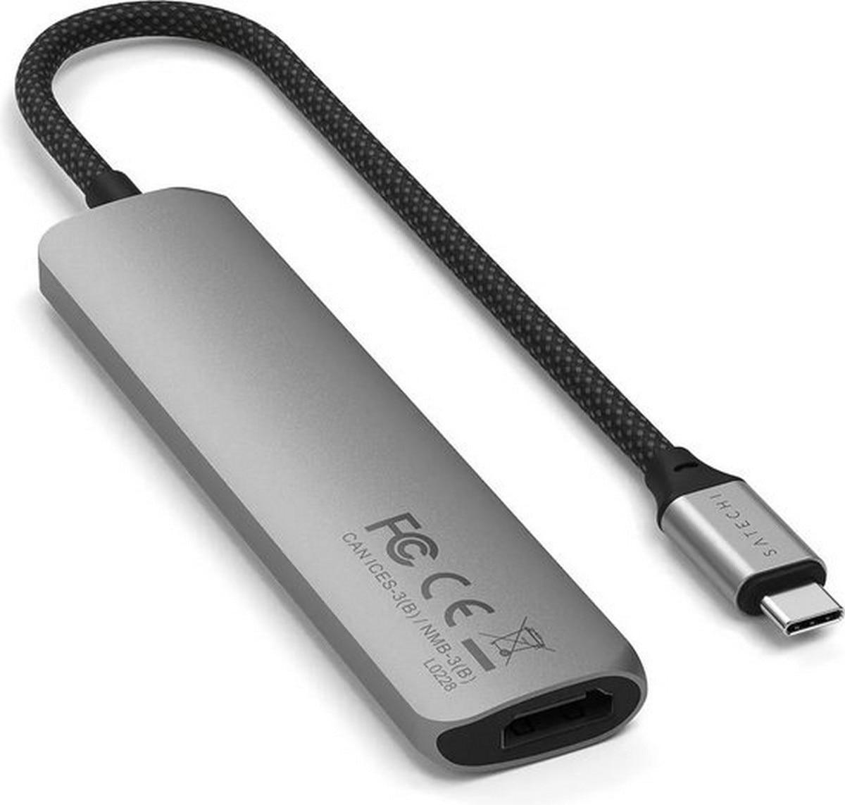 Hub Multiportas Satechi 6 em 1 USB-C Slim 10000 Mbit/s - Cinzento 4