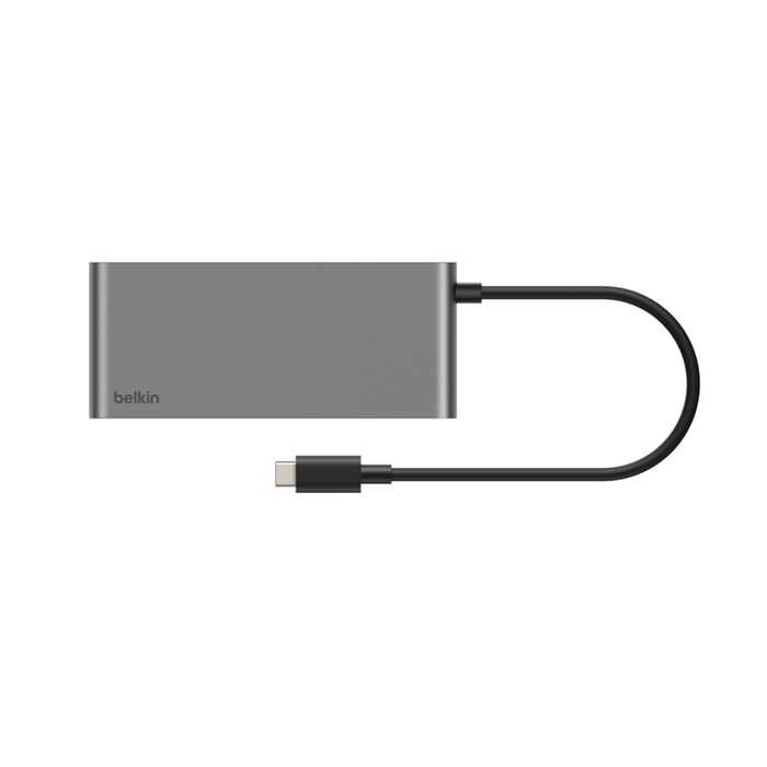 Hub Belkin USB-C de 8 Portas com Ethernet 2,5 Gb - Cinzento Cinzento-3
