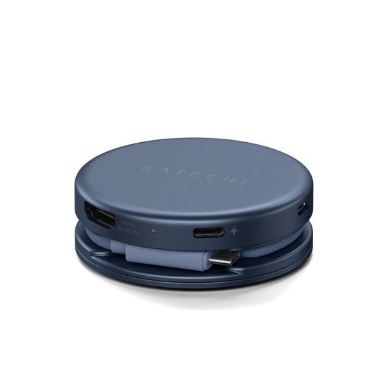 Adaptador Satechi OntheGo 5 em 1 Multiportas - Indigo Índigo-5