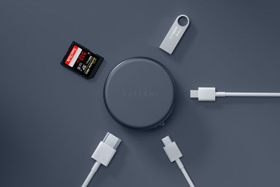 Adaptador Satechi OntheGo 5 em 1 Multiportas - Indigo Índigo-8
