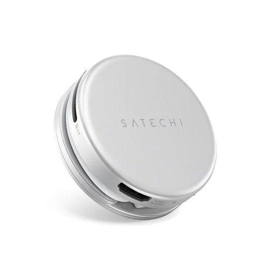 Adaptador Satechi OntheGo 5 em 1 Multiportas - Silver Silver-5