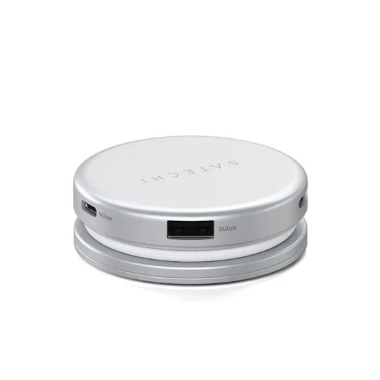 Adaptador Satechi OntheGo 5 em 1 Multiportas - Silver Silver-7