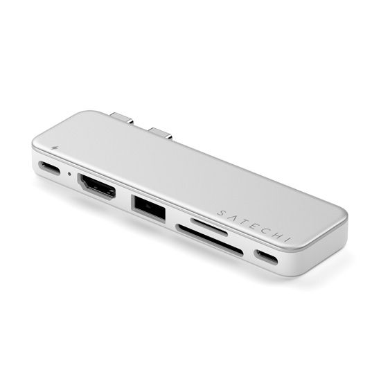 Imagem 0 de Hub Satechi USB?C 6 em 1 para Surface e MacBook Neo - Silver