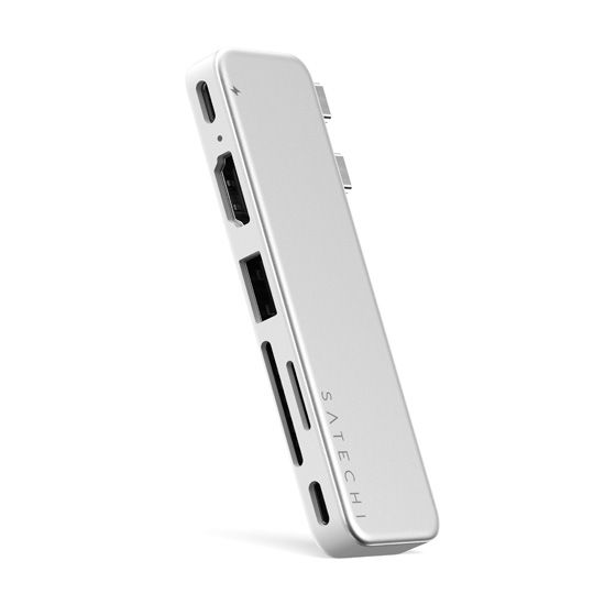 Hub Satechi USB?C 6 em 1 para Surface e MacBook Neo - Silver Silver-2