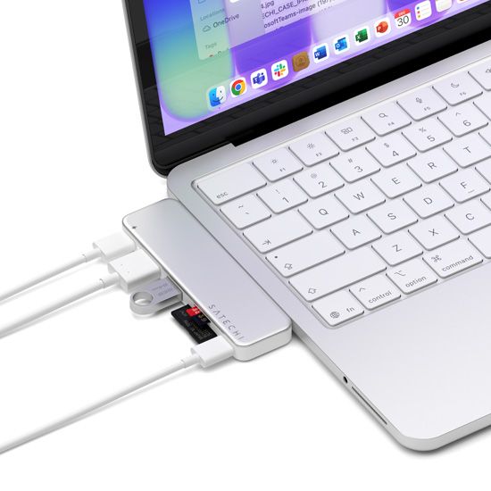Hub Satechi USB?C 6 em 1 para Surface e MacBook Neo - Silver Silver-6