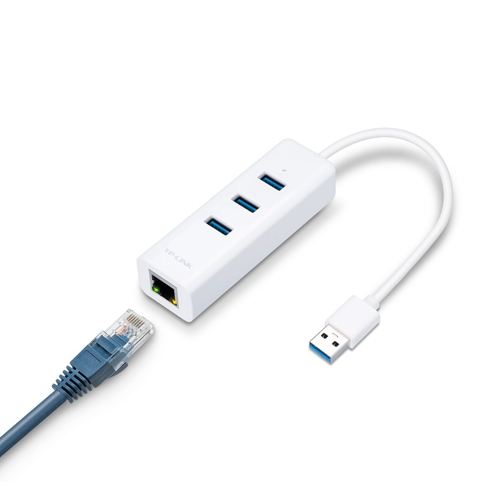 Imagem 0 de Adaptador USB TP-Link Gigabit Ethernet - 3 USB