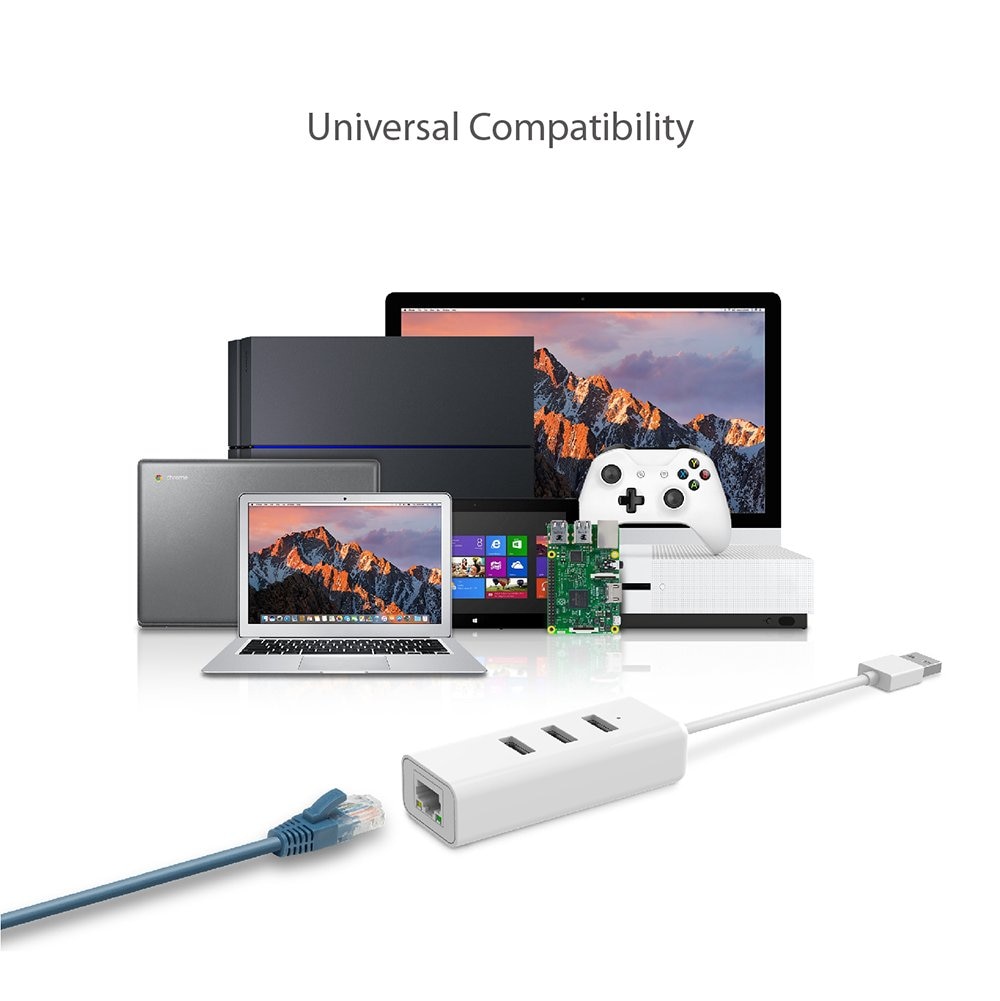 Adaptador USB TP-Link Gigabit Ethernet - 3 USB 2