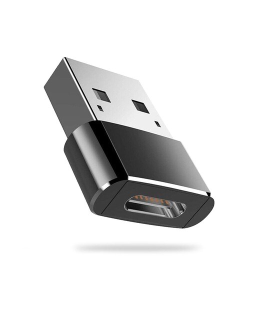 Imagem 0 de Adaptador USB-C para USB-A 2.0 Mako -  Preto