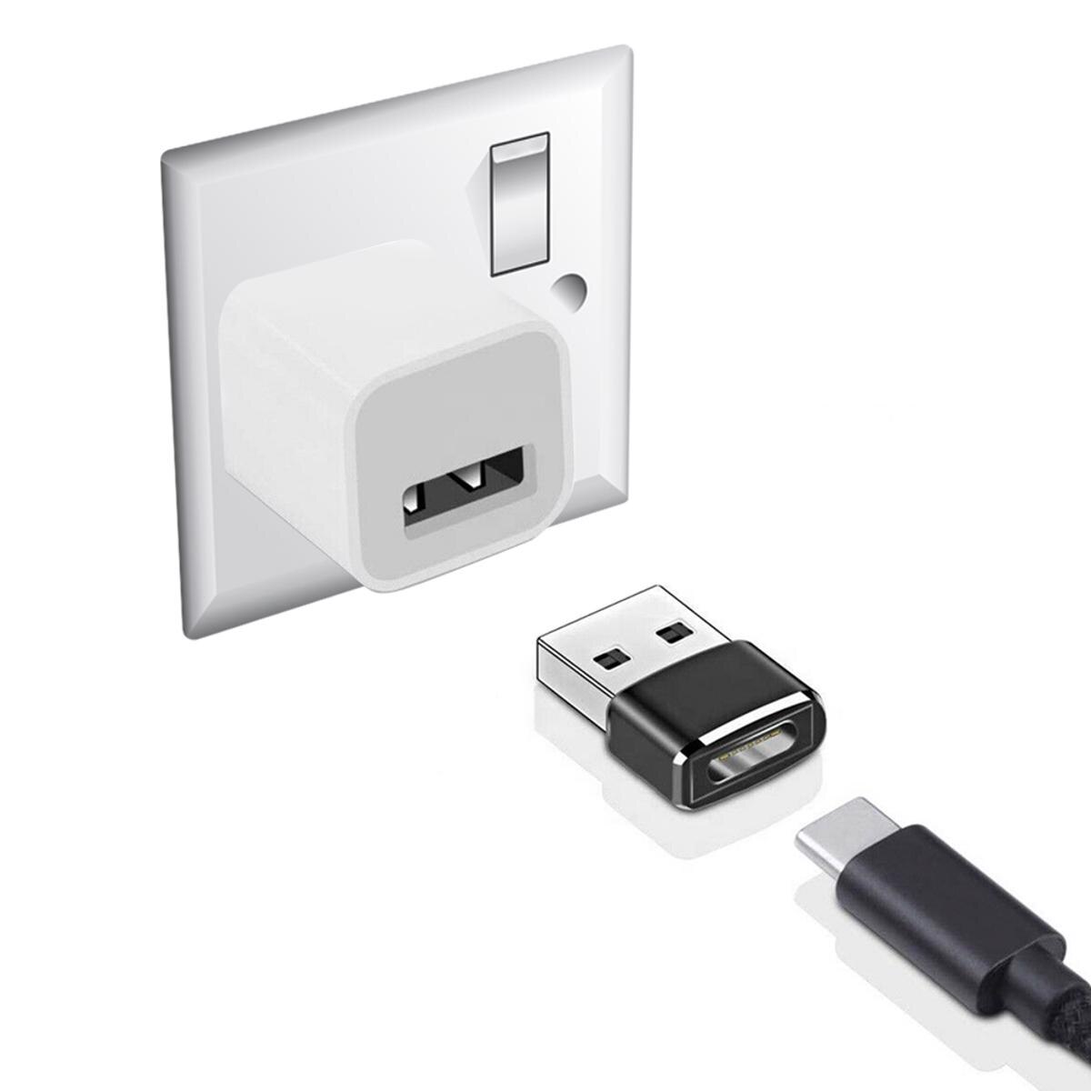 Adaptador USB-C para USB-A 2.0 Mako - Preto 2