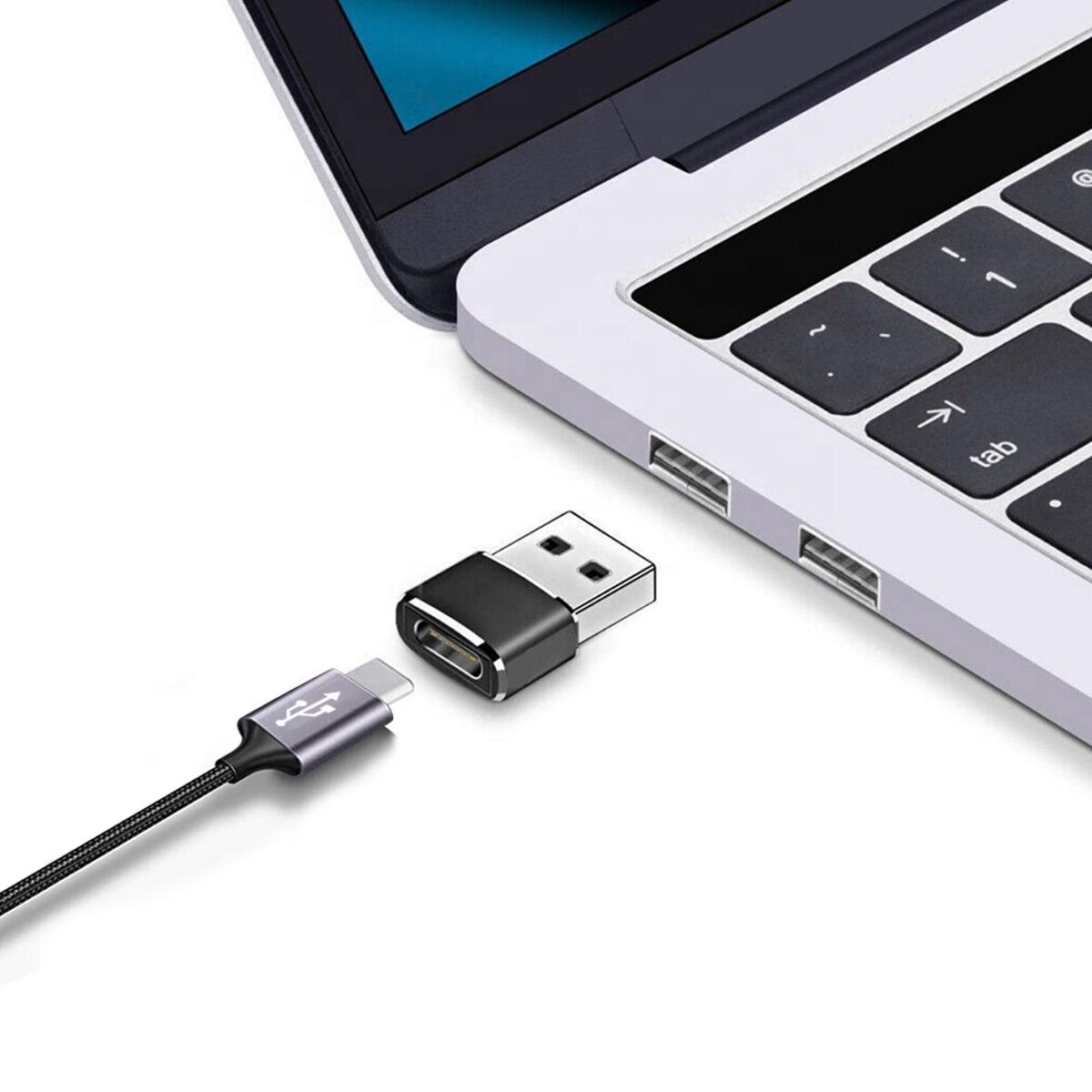 Adaptador USB-C para USB-A 2.0 Mako - Preto 3