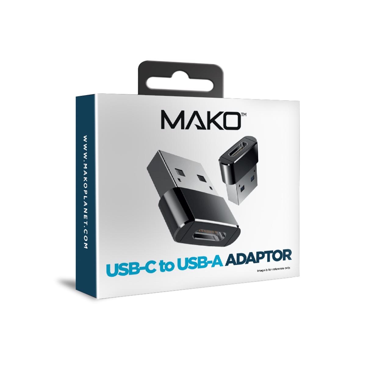 Adaptador USB-C para USB-A 2.0 Mako - Preto 4