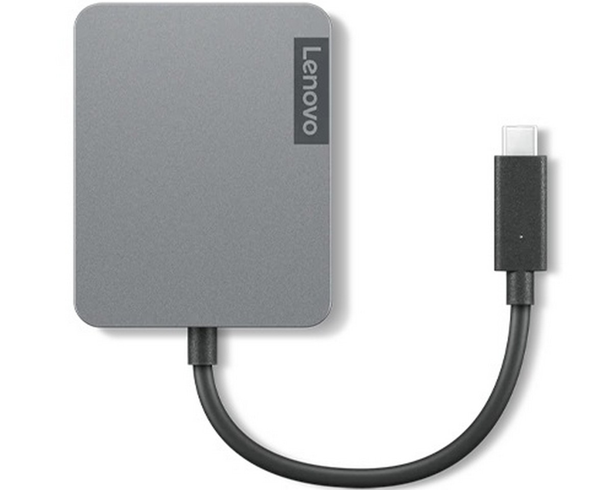 Lenovo USB-C Travel Hub Gen2 Cinzento-1