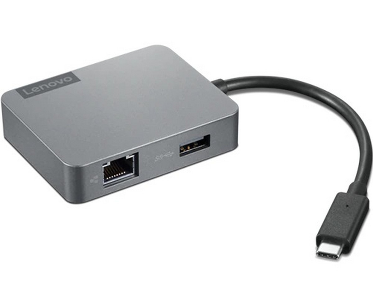 Lenovo USB-C Travel Hub Gen2 Cinzento-2