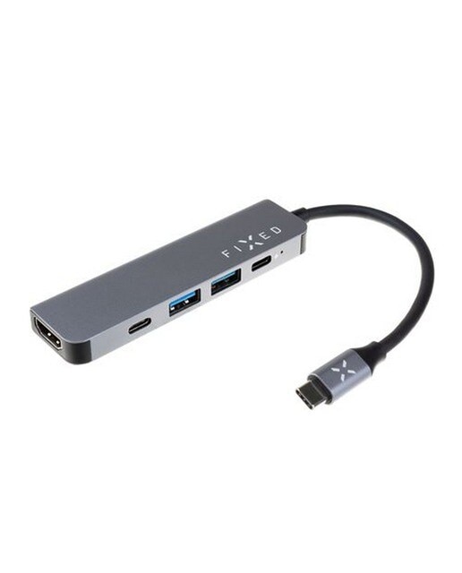 HUB 5 em 1 com Interface Fixed - Alumínio 1