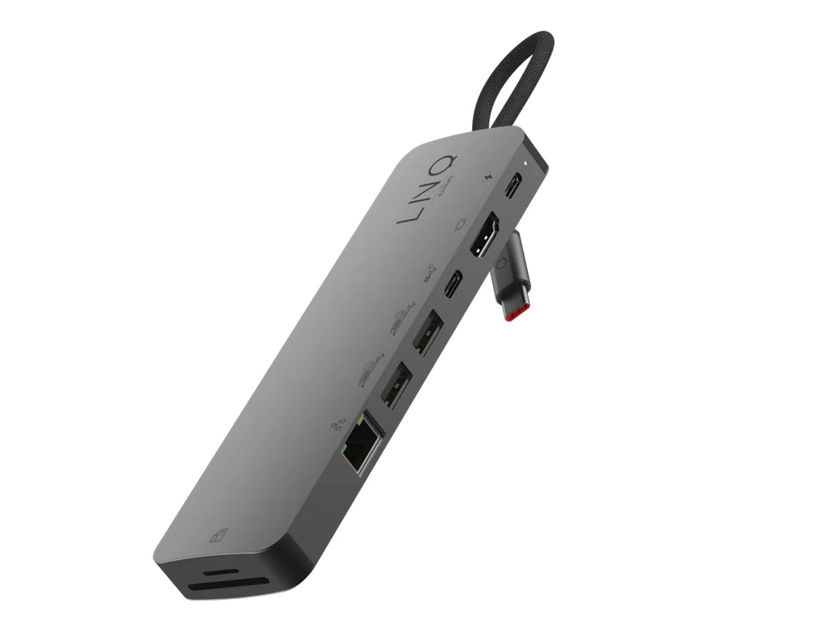 Imagem 0 de Hub Linq USB-C 9in1: 10Gbps Multiport Hub with PD, 4K HDMI, NVMe M2 SSD, SD4.0 Card Reader and 2.5Gbe Ethernet