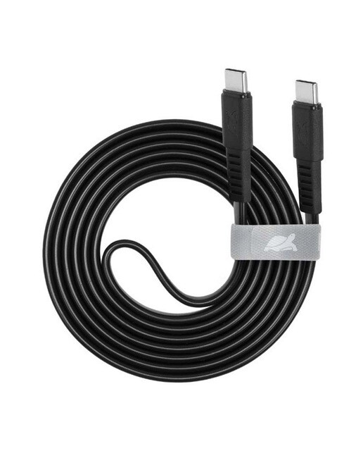 Imagem 0 de Cabo Rivacase USB-C para USB-C, 1,2m - Preto