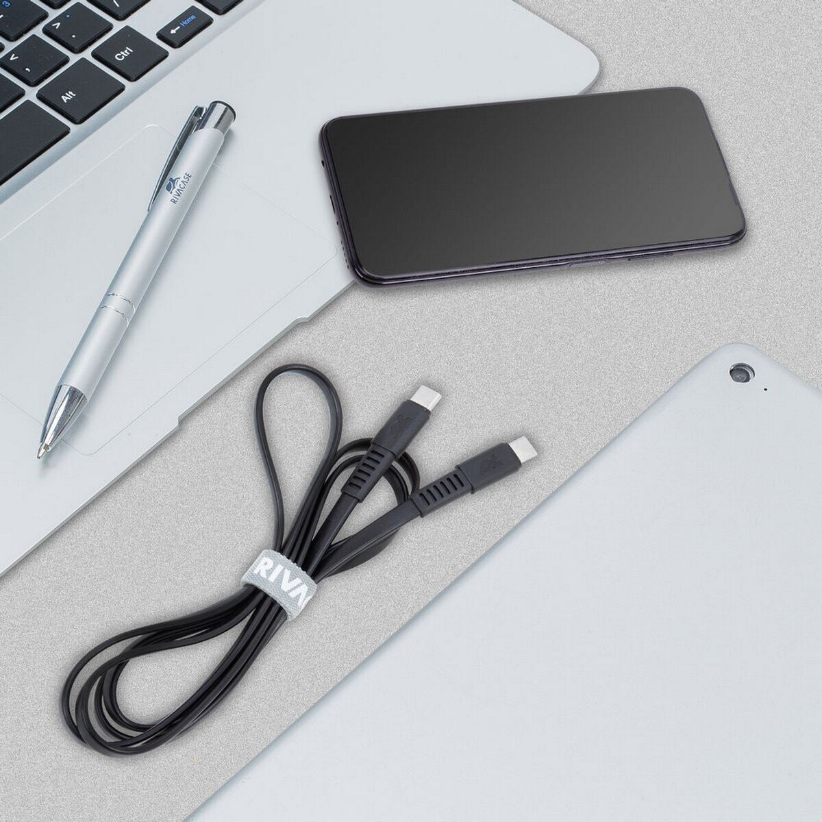 Cabo Rivacase USB-C para USB-C, 1,2m - Preto 5
