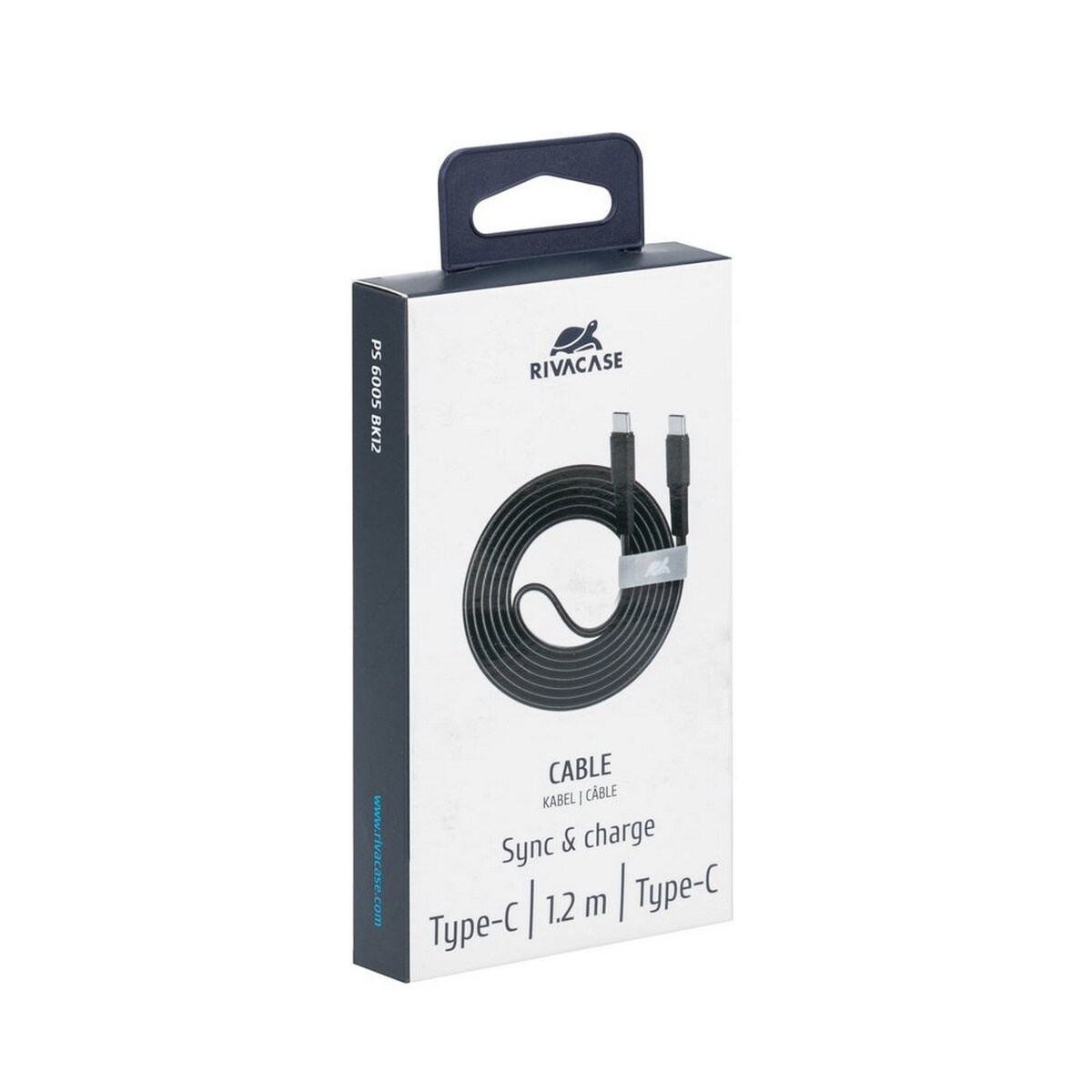 Cabo Rivacase USB-C para USB-C, 1,2m - Preto 9