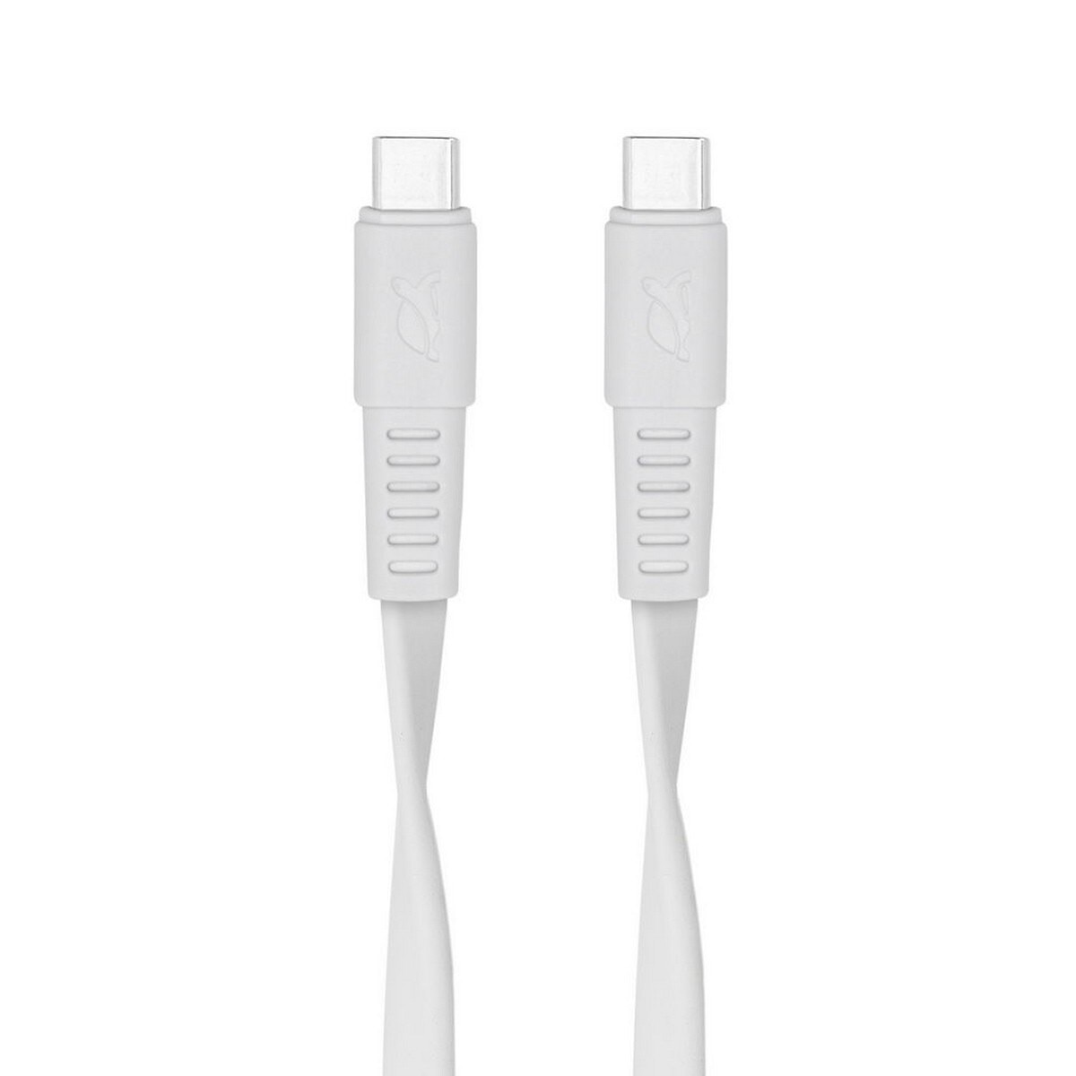 Cabo Rivacase USB-C para USB-C, 1,2m - Branco 2