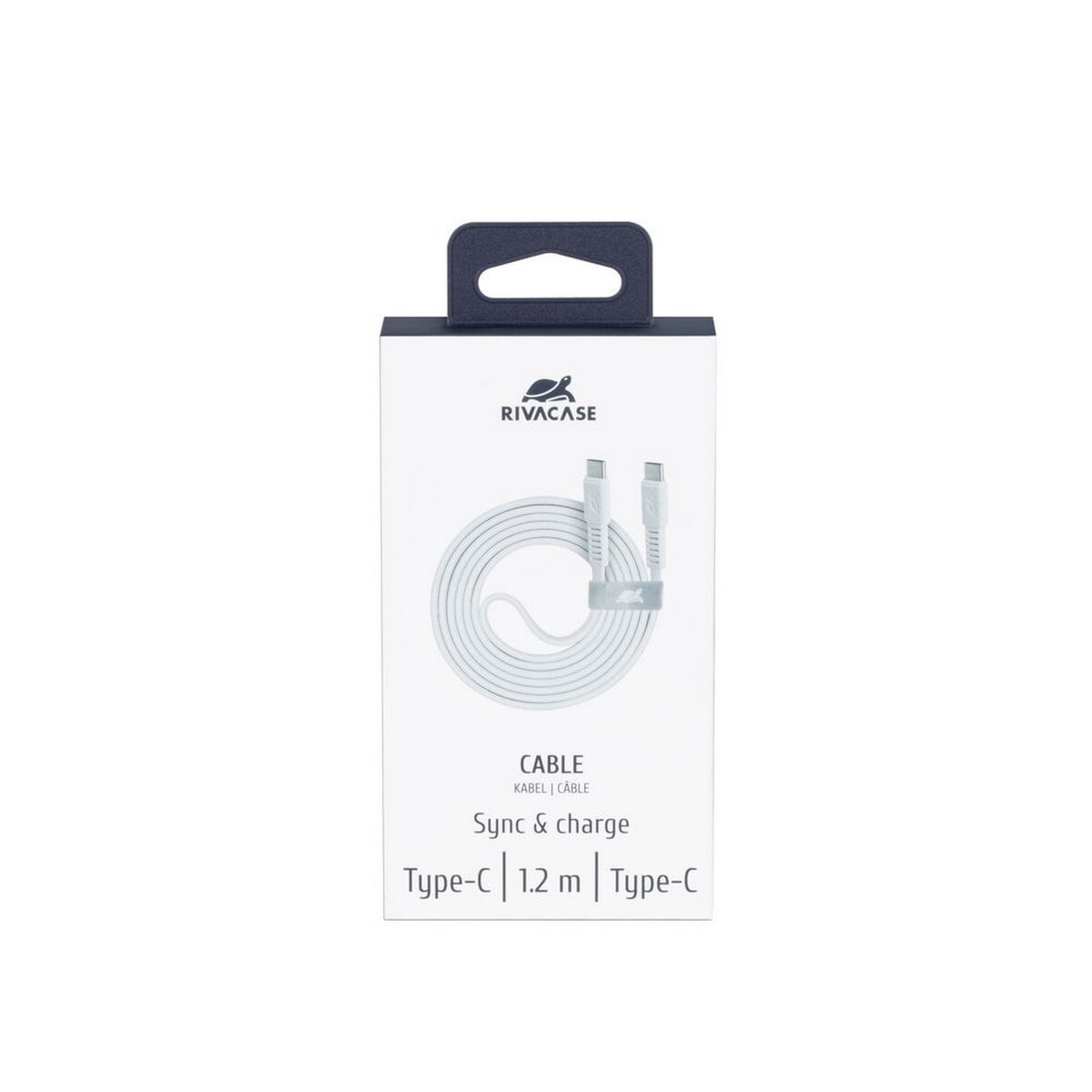 Cabo Rivacase USB-C para USB-C, 1,2m - Branco 4