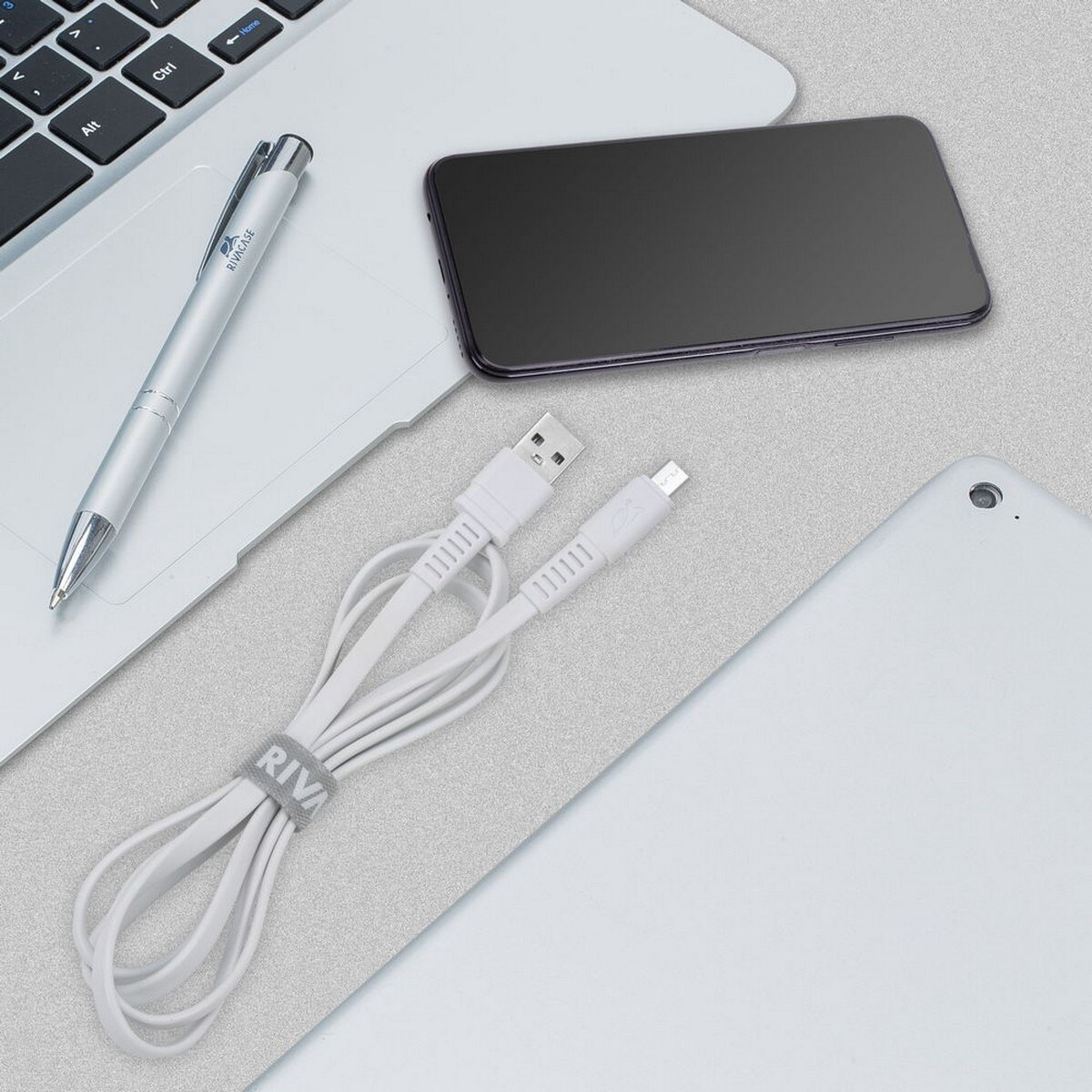Cabo Rivacase Micro-USB para USB-A, 1,2m - Branco 6