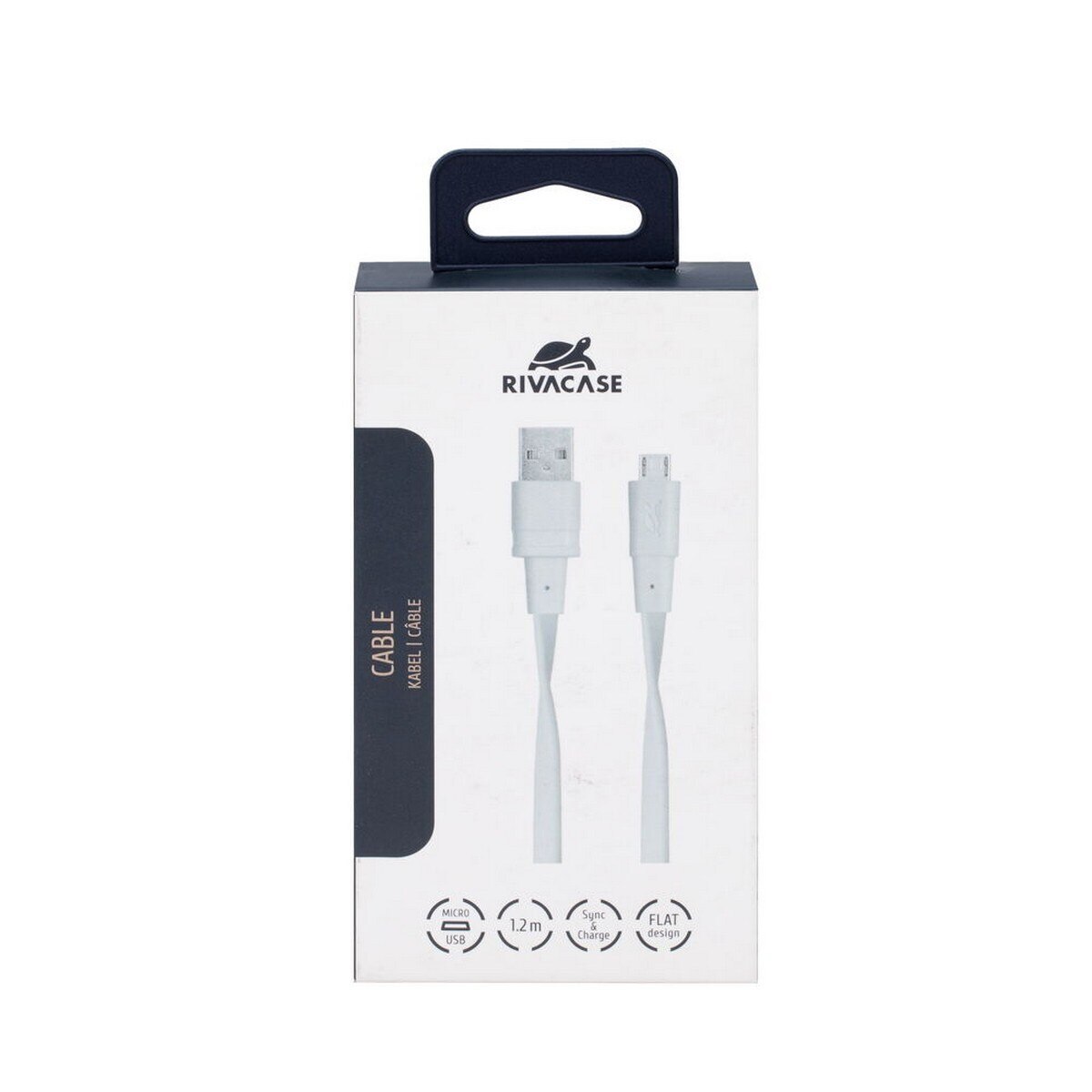 Cabo Rivacase Micro-USB para USB-A, 1,2m - Branco 9