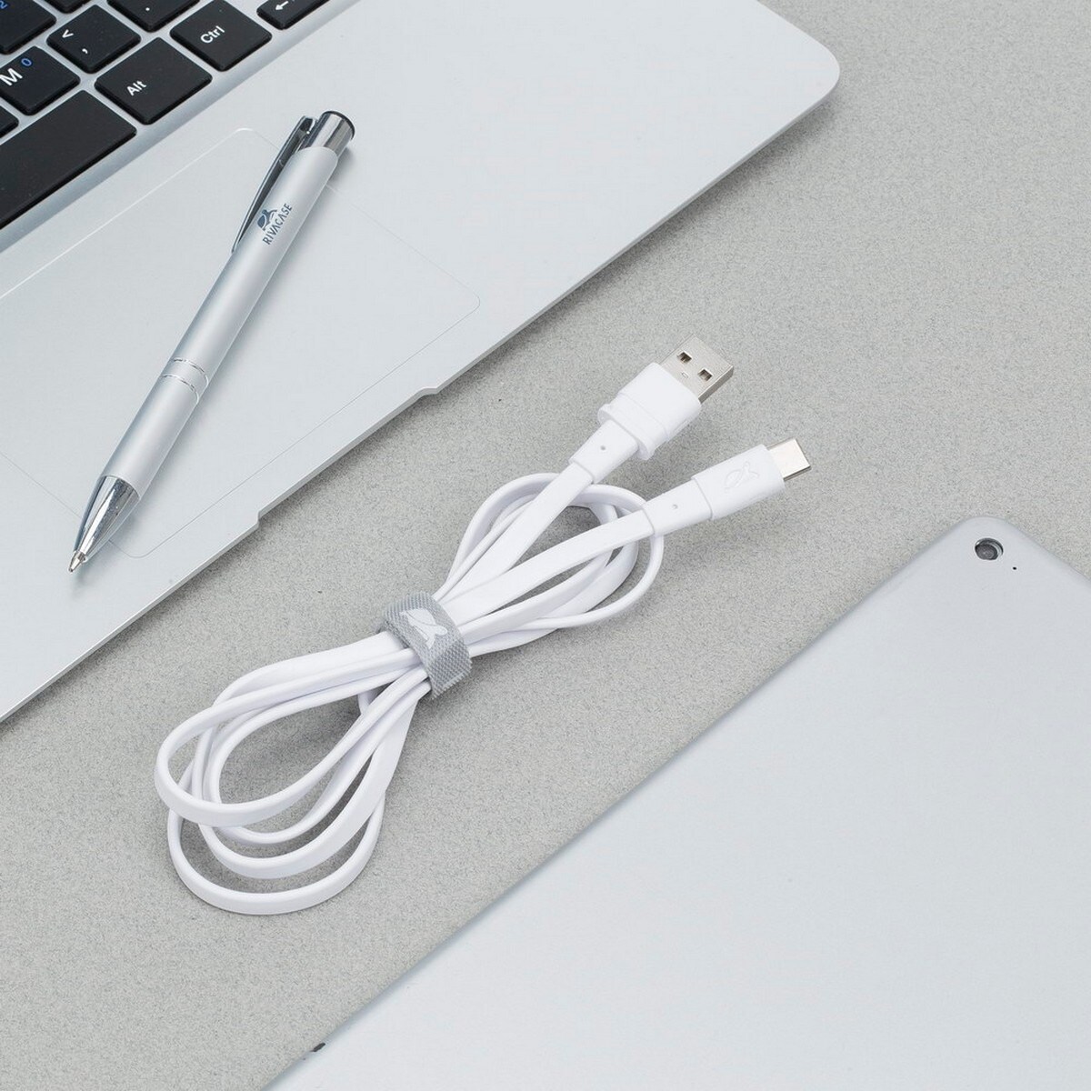 Cabo Rivacase USB-C para USB 2.0 1,2m - Branco 5