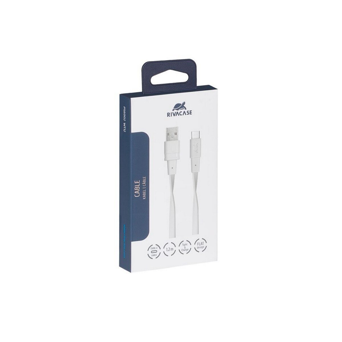 Cabo Rivacase USB-C para USB 2.0 1,2m - Branco 6
