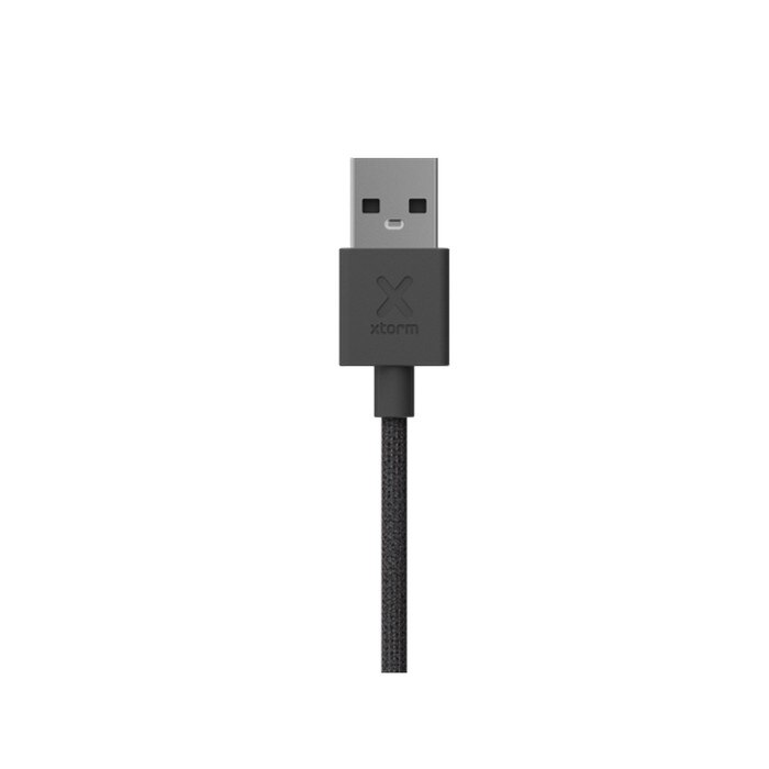 Cabo Xtorm Go2 USB para USB-C 1m - Preto Preto-3