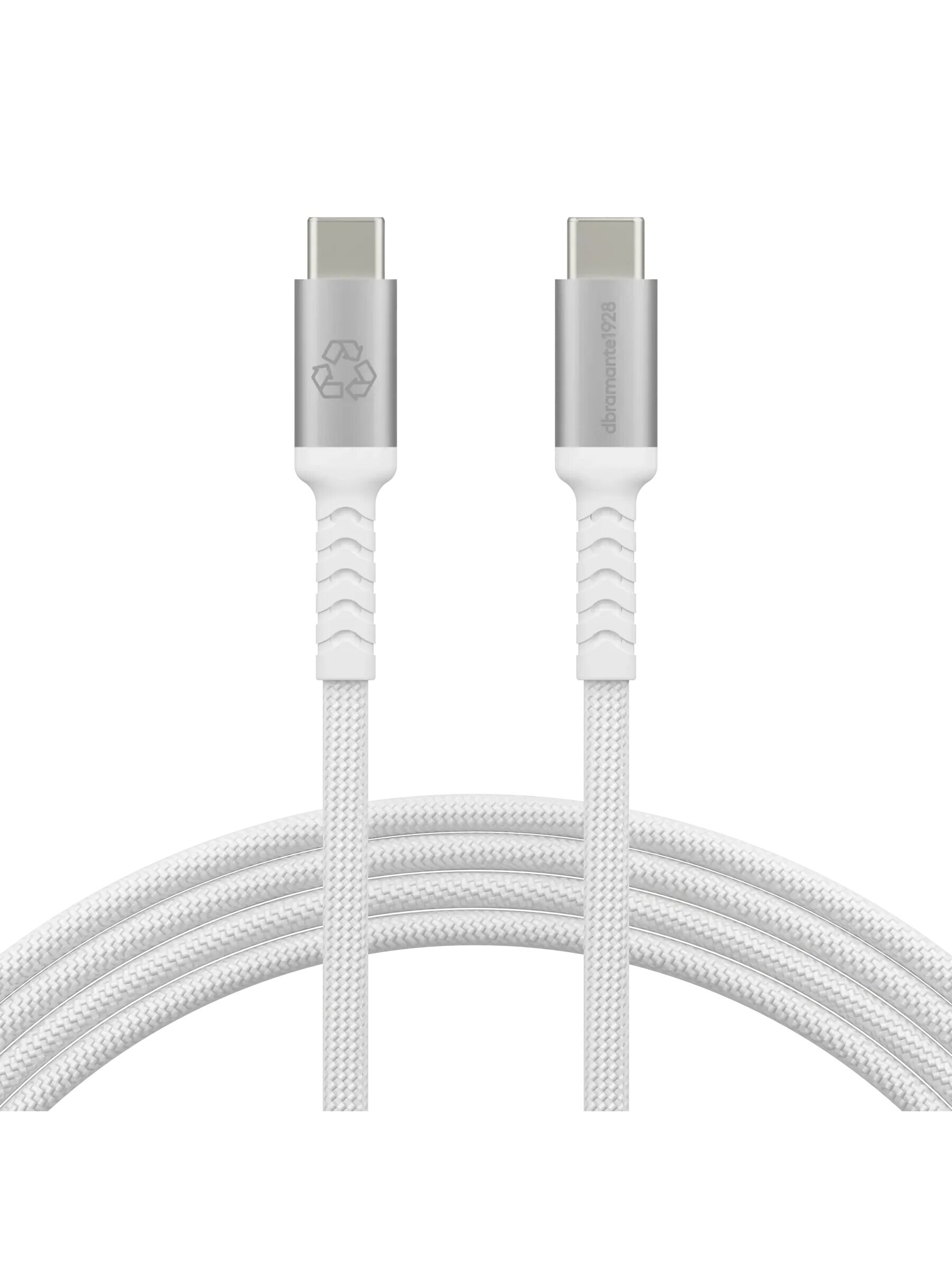 Cabo Dbramante Braided Re-charge IT USB?C/USB?C de 2 m e 240W - Branco Branco-2