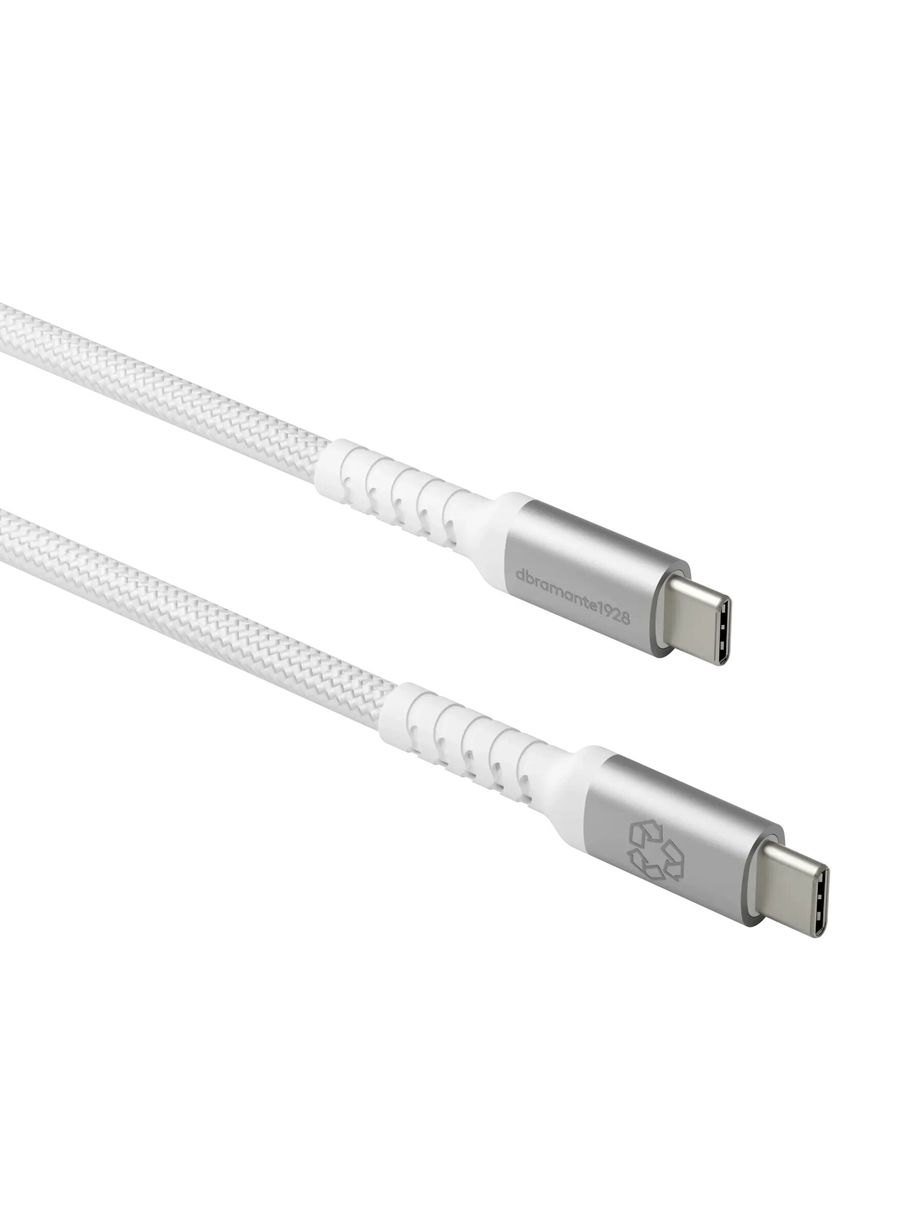 Cabo Dbramante Braided Re-charge IT USB?C/USB?C de 2 m e 240W - Branco Branco-3