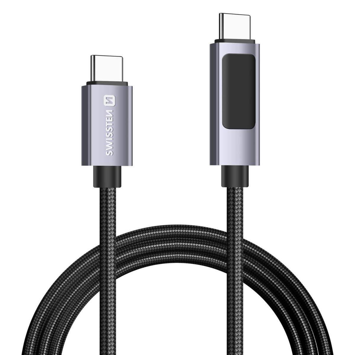 Imagem 0 de Cabo USB-C a USB-C Swissten de 1,5 m