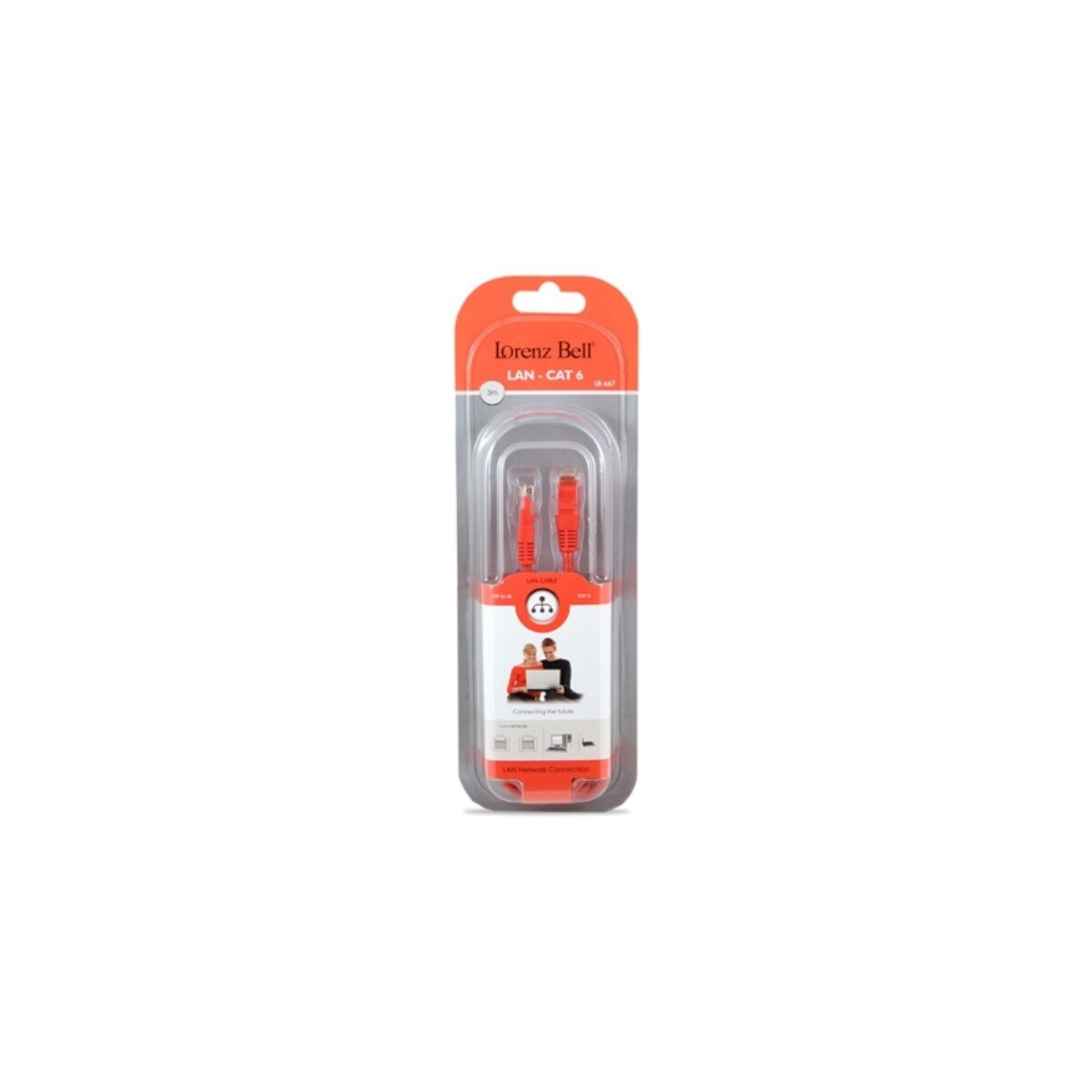 Cabo Rede Ethernet Lorenz Bell RJ45 - 3MT 2
