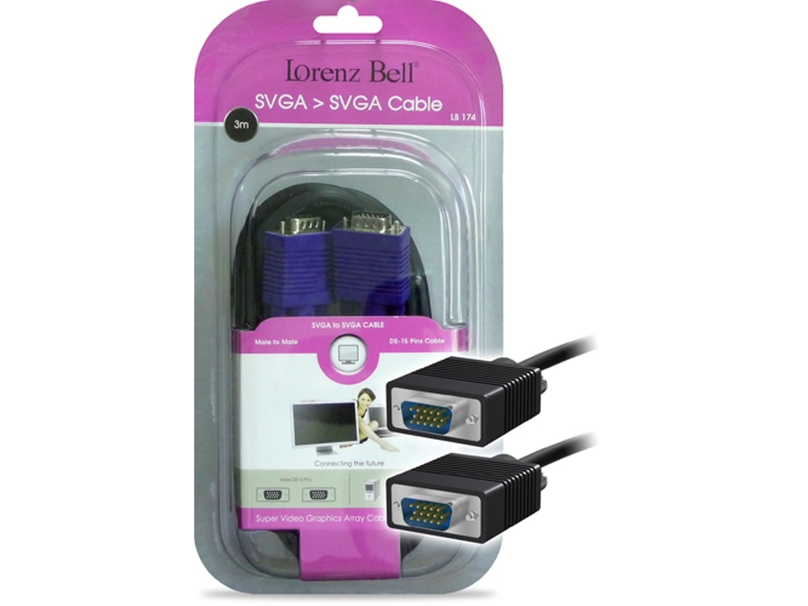 Imagem 0 de Cabo Lorenz Bell VGA/VGA - 3 m