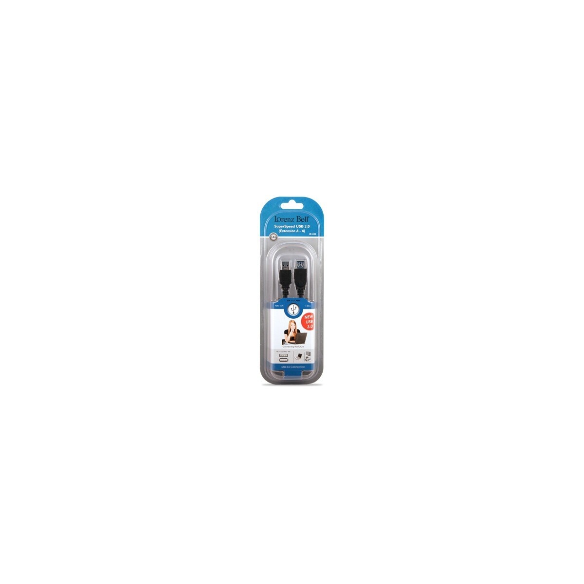 Cabo Lorenz Bell USB (M) - USB (F) 2