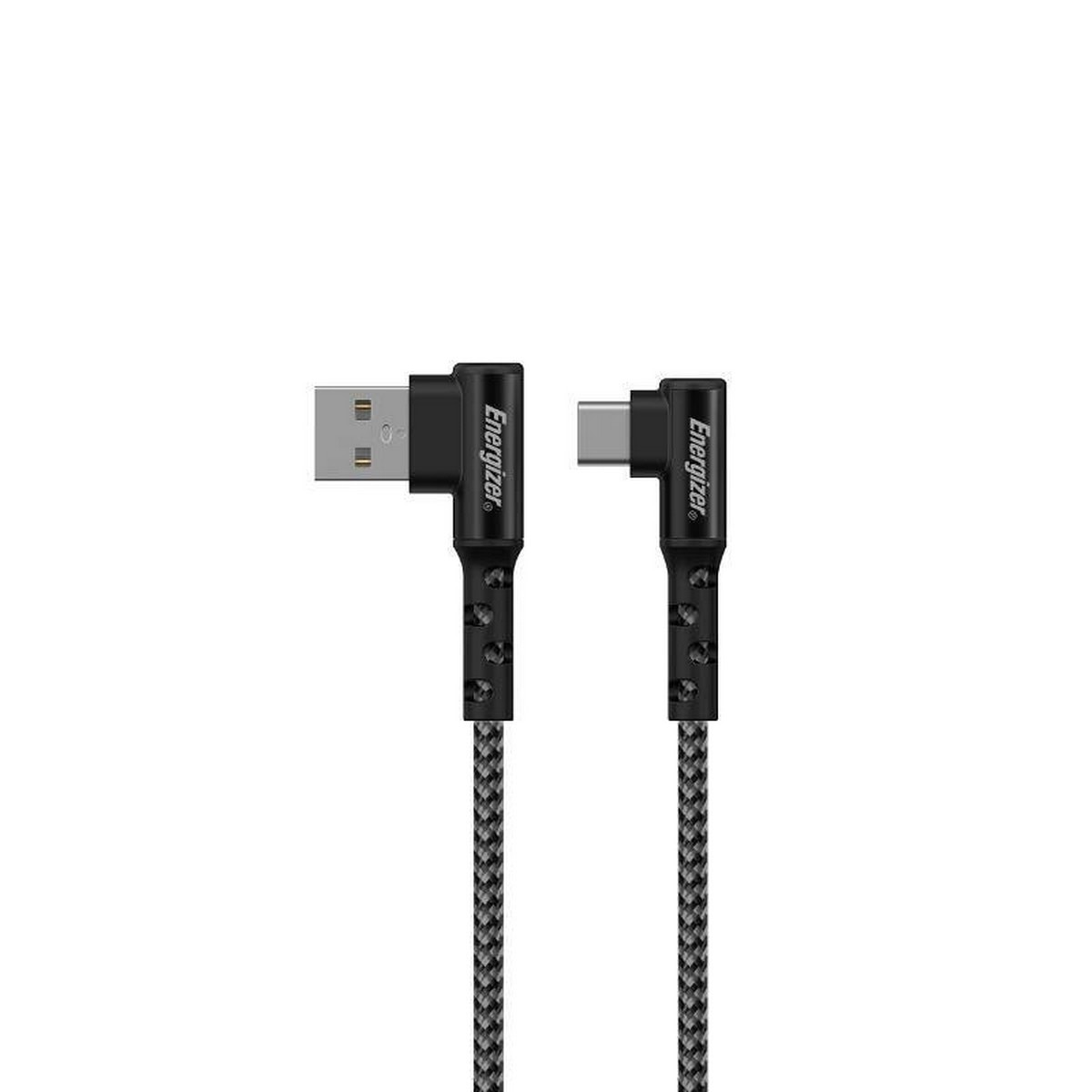 Imagem 0 de Cabo Energizer 90°  USB-C para USB-A, 2m - Preto