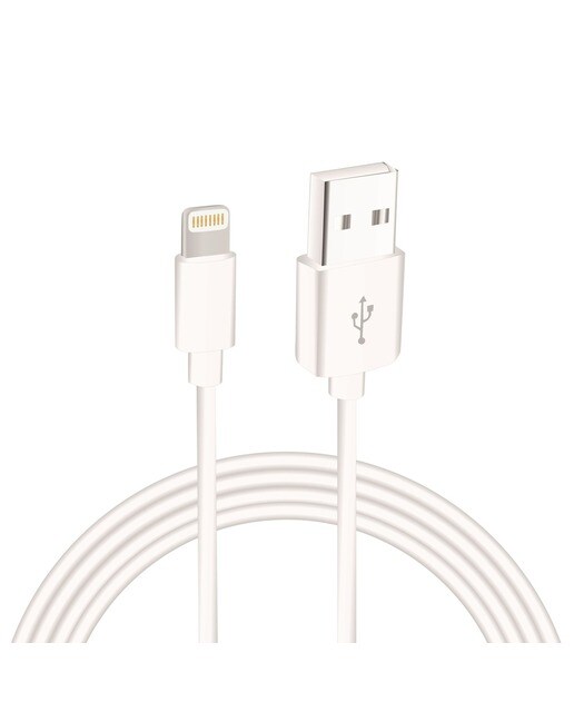Cabo Sinox Lightning para USB-A, 0,2m - Branco 1