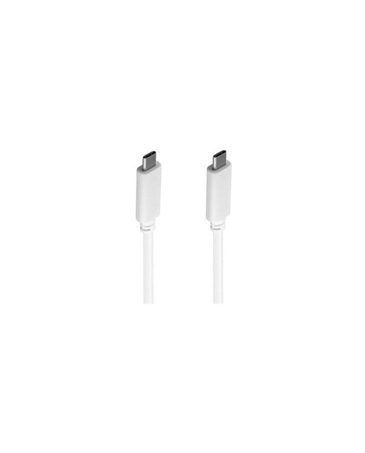 Cabo Sinox SXI6661 USB-C para USB-C 10 Gbps - Branco 1