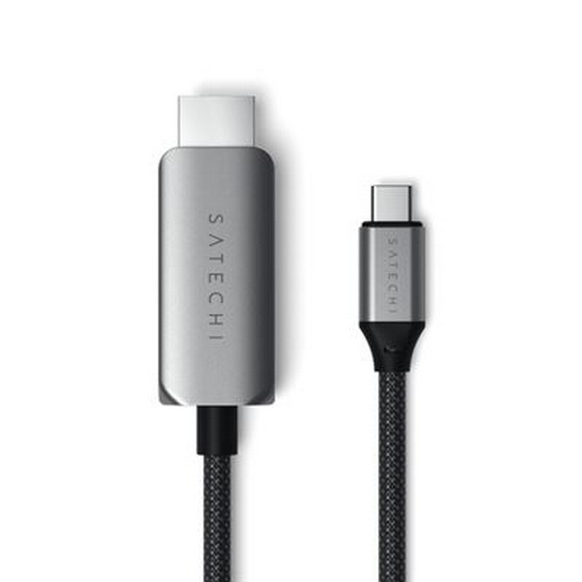 Cabo Satechi USB-C para HDMI 2,1 8K - Prateado Preto-4