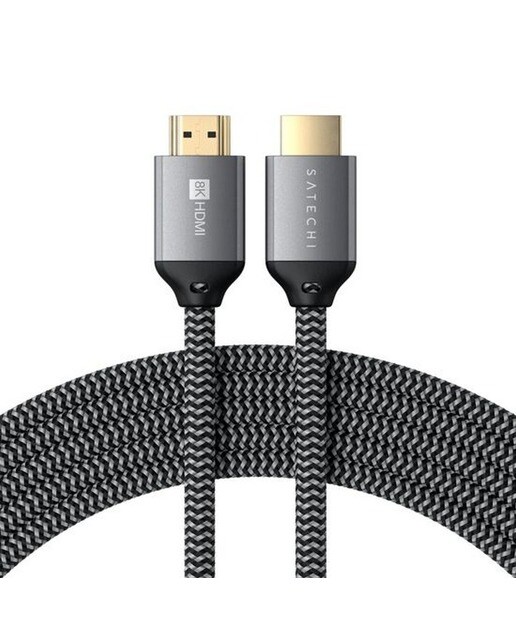 Cabo Satechi 8K Ultra HD High Speed HDMI 2.1 2m - Cinzento 1