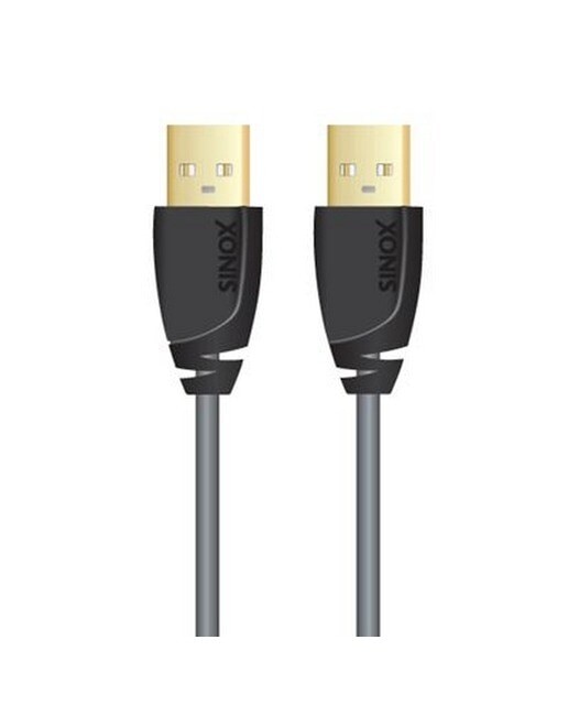 Imagem 0 de Cabo Sinox USB-A para USB-A 2m - Preto