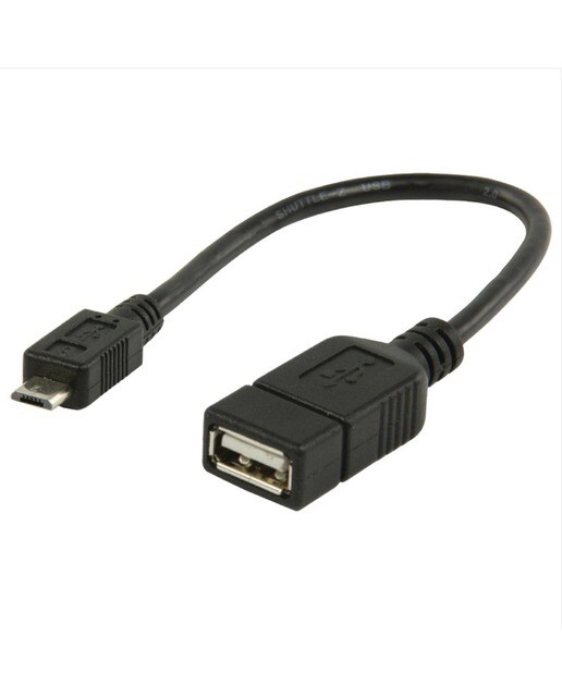 Imagem 0 de Cabo Sinox Micro USB 2.0 para OTG - Preto