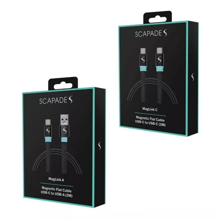 Cabo Scapade MagLink Magnetic USB-C - USB-C de 2m Preto-4