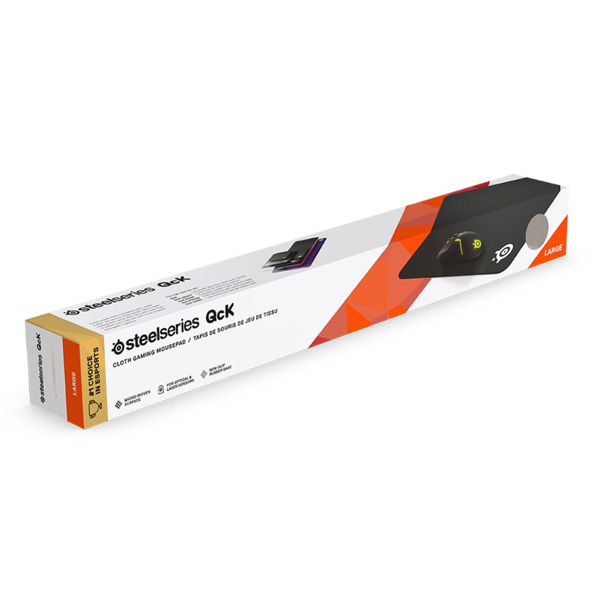 Tapete Gaming SteelSeries QcK Preto-2
