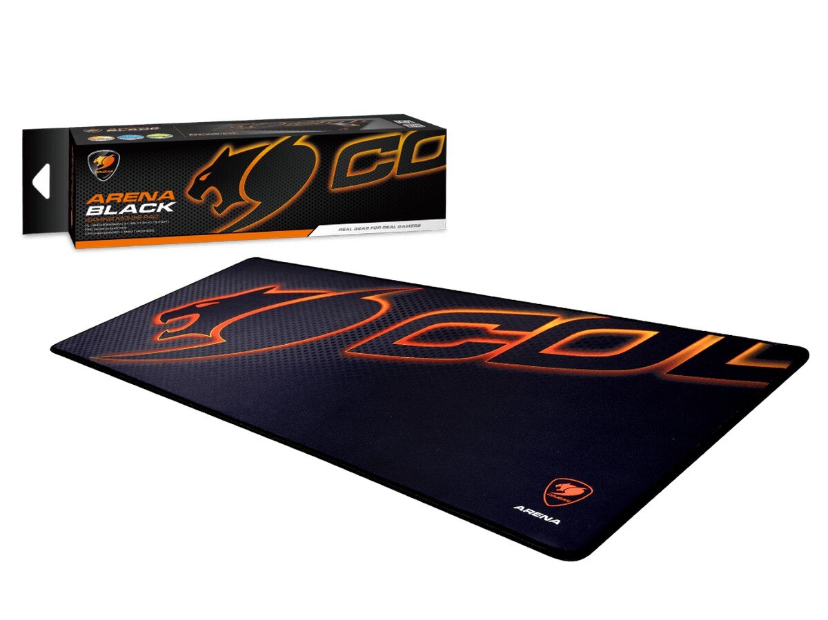 Tapete de Rato Gaming Cougar Arena - Preto Preto-7