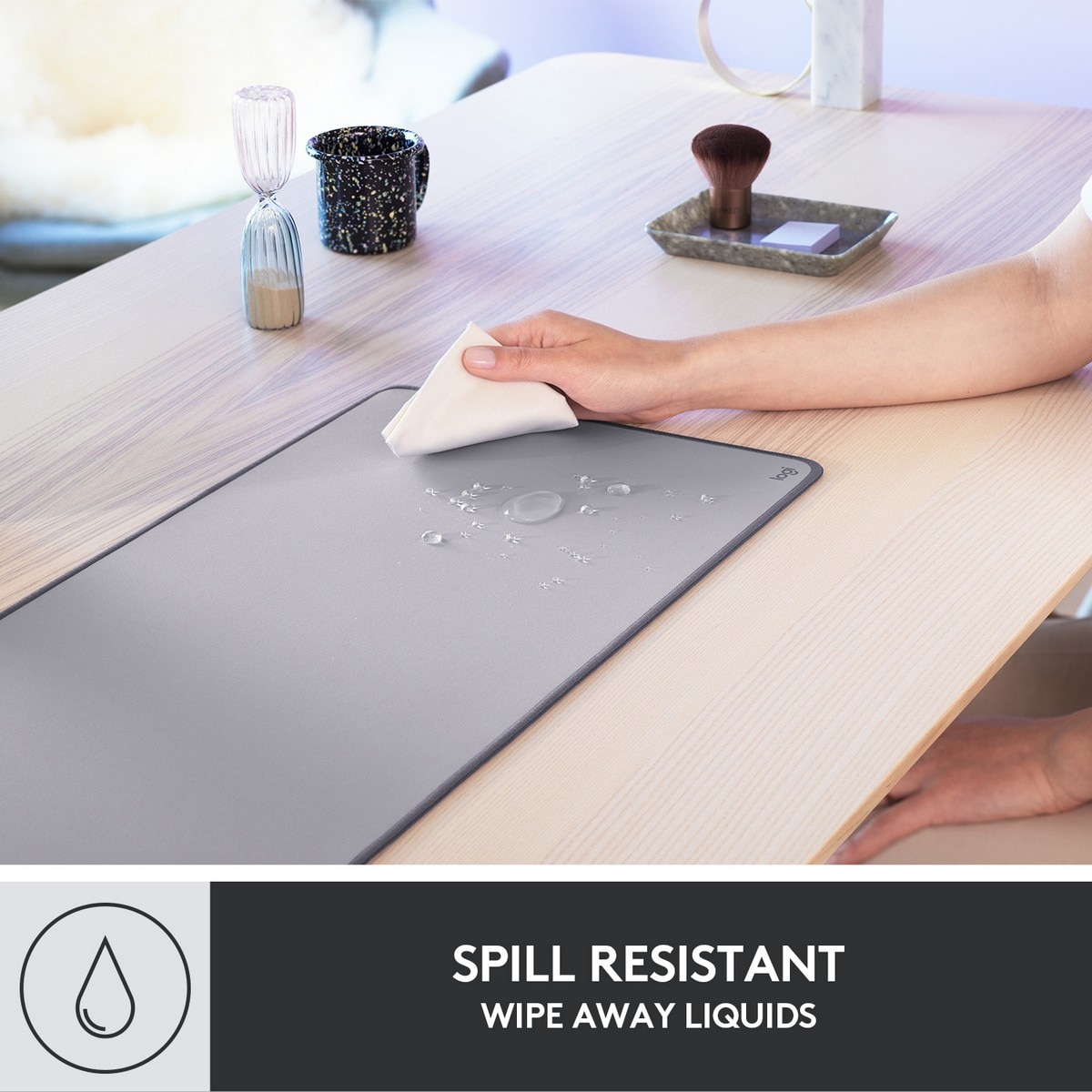 Tapete Desk Mat Studio Series - Cinzento Cinzento-3